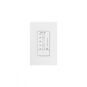 Control de pared para Termostato grados Fahrenheit LUTRON ELECTRONICS LRAWSTFWH