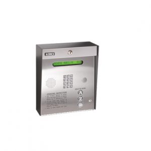 Ctrl acceso Gabinete para sobreponer 2 puertas 3000 números 11 dígitos Directorio pantalla Línea análoga o digital Expandible a 16 puertas DKS DOORKING 1835-080