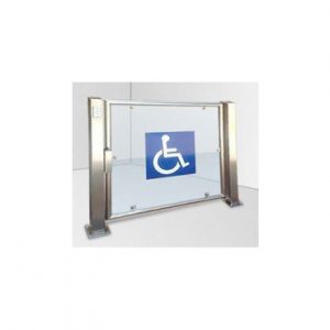 Ctrl de acceso Puerta de cortesía Acero inoxidable y acrílico Botón apertura Electro-imán 400lbs SAXXON MVSYS