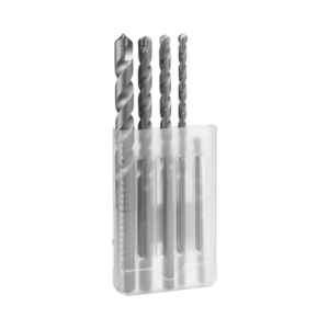 Juego de 5 Pzas. de Broca para Concreto, Zanco Recto (3/16", 1/4", 5/16", 3/8" y 1/2").