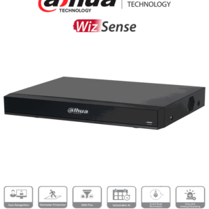 DAHUA DH-XVR7108HE-4K-I3 - DVR de 8 Canales 4k con IA/ H.265+/ 2 Canales de Reconocimiento Facial/ Protección Perimetral/ 8&3 E&S de Alarma/ 1 Bahia de Disco duro hasta 10 TB/ 4 Entradas de Audio/ #LoNuevo #ProHDCVI