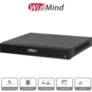 DAHUA DHI-NVR5216-8P-I/L - NVR de 16 Canales 4k/ WizMind/ 8 Puertos PoE/ H.265+/ 4 Canales de Reconocimiento Facial/ 20 Bases de Datos de Rostros/ 2 Bahías de Discos Duros/ Rendimiento de 320 Mbps/ 4&2 E&S de Alarmas/ #LoNuevo