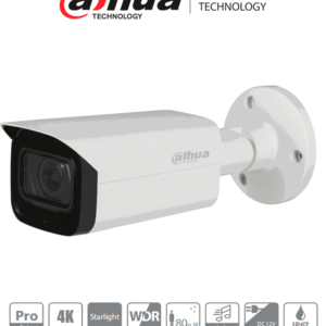 DAHUA HAC-HFW2802T-A-I8 - Camara Bullet 4k/ Lente de 3.6mm/ IR de 80 Metros/ Microfono Integrado + 1 Entrada de Audio/ Metalica/ IP67/ WDR Real de 120 dB/ #LoNuevo #ProHDCVI