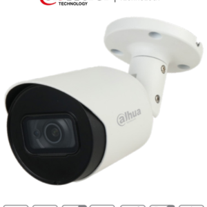 DAHUA HAC-HFW1801T-A - Camara Bullet 4K con Microfono Integrado/ 8 Megapixeles/ Lente de 2.8mm / WDR Real/ IR de 30 Mts/ Soporta: CVI/CVBS/AHD/TVI/ IP67/ Metalica/