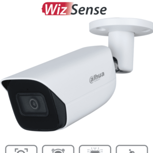DAHUA IPC-HFW3441E-AS-S2 - Camara IP Bullet de 4 Megapíxeles con IA/ WizSense/ Lente de 2.8mm/ 107 Grados de Apertura/ Microfono Integrado/ IR de 50 Metros/ 1 E&S de Alarmas y Audio/ SMD 4.0/ AI SSA/ Ranura MicroSD/ IP67/ PoE/ WDR Real/ #LoNuevo