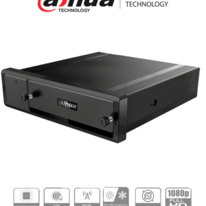 DAHUA DHI-MXVR4104-GFI - DVR Movil de 4 Canales HDCVI 1080p+4 Canales IP/ H.265/ GPS/ 4G/ Soporta 1 HDD 2.5 Pulgadas + 1 Tarjeta SD/ Soporta HDCVI/AHD/TVI/CVBS/IP/ No tiene WiFi/ #LoNuevo