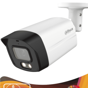 DAHUA HAC-HFW1239TLMN-IL-A - Camara Bullet de 2 Megapixeles/ Iluminador Dual Inteligente + Full Color/ Lente de 2.8 mm/ 107 Grados de Apertura/ Microfono Integrado/ 40 Metros de Iluminación IR y Visible/ WDR Real de 130 dB/ IP67/ #LoNuevo