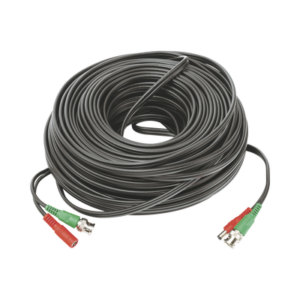50 metros / Cable coaxial ( BNC ) + Alimentación / 100 % Cobre / Para Cámaras 4K / Uso interior
