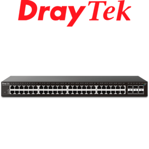 DrayTek VigorSwitch G2540xs - Switch Gigabit Ethernet Administrable Capa 2/ 48 puertos Gigabit Ethernet/ 6 Puertos SFP & SFP+/ Capacidad de switching hasta 216 Gbps