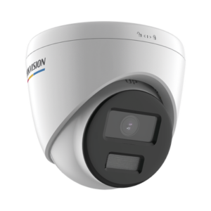 Turret IP 2 Megapixel / Imagen a Color 24/7 / PoE / Lente 2.8 mm / Luz Blanca 30 mts / Exterior IP67 / dWDR / ColorVu / H.265+ / ONVIF