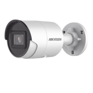 Bala IP 4 Megapixel / Lente 2.8 mm / 40 mts IR EXIR / Exterior IP67 / WDR 120 dB / PoE / Micrófono Integrado / Videoanaliticos (Filtro de Falsas Alarmas) / Ultra Baja Iluminación / Metal / MicroSD