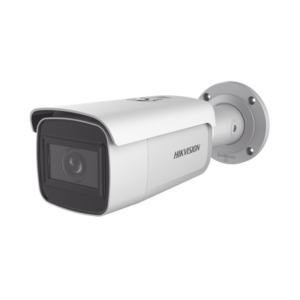 Bala IP 6 Megapixel / Lente Mot. 2.8 a 12 mm / 60 mts IR EXIR /Exterior IP67 / IK10 / WDR 120 dB / PoE / Videoanaliticos (Filtro de Falsas Alarmas) / Ultra Baja Iluminación / Entrada y Salida de Audio y Alarmas