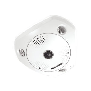 Fisheye IP 6 Megapixel / 180° - 360° / DEWARPING / WDR 120 dB / Uso en Interior / 15 mts IR / Entrada y Salida de Audio y Alarma / Múltiples Vistas / MicroSD