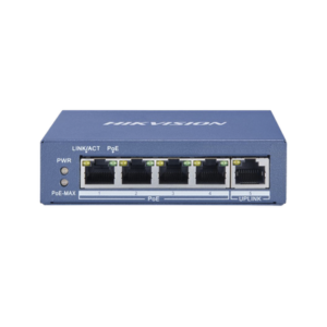 Switch Gigabit PoE+ / No Administrable / 4 Puertos 10/100/1000 Mbps PoE+ / 1 Puerto 10/100/1000 Mbps Uplink / 35 W