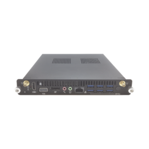 OPS Modular / Core i5 9400 / 8 GB RAM / SSD de 256 GB / Bluetooth 4.0 / Salida HDMI y DP / 1 Puerto RJ45 / Soporta H.265 y Resolución 4K