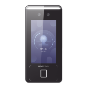 Terminal Min Moe WiFi de Reconocimiento Facial ULTRA RÁPIDO (IP65) / Hasta 1.5 mts en lectura / Soporta P2P Hik-Connect / 3,000 Usuarios /QR y Videoportero (ambientes de bajo ruido)