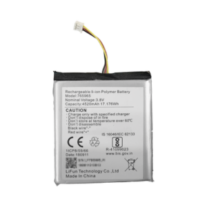 Batería de Respaldo para Panel de Alarma Hikvision / 4520 mAh / Compatible con Paneles AX PRO - AX HUB - Hibrido Versión 1 (DS-PHA64-W4P)