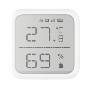 (AX PRO) Detector de Temperatura y Detector de Humedad Inalámbrico / 2.7" de Tamaño / Uso en Interior / Rango de Detección desde -35°C hasta 99°C