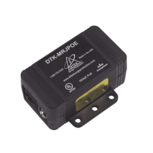 Protector Contra Sobretensiones PoE/HiPoE Hasta 10 GbE, Para Cámaras IP PoE, WAP, Control de Acceso, Iluminación PoE