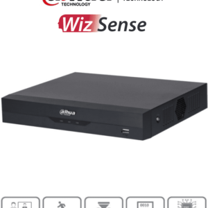 DAHUA XVR5116HS-I3 - DVR 16 Canales 5 Megapixeles Lite/ WizSense/ H.265+/ 16 Ch HDCVI +8 IP/ Hasta 24 Canales IP/ 2 Canales de Reconocimiento Facial/ SMD Plus/ Protección Perimetral/ 1 Sata/ Soporta CVI/AHD/TVI/ CVBS e IP/ IoT&POS/