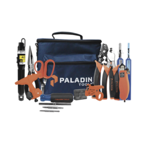 Kit de Herramientas Pro para Instalación de Fibra Óptica con accesorios de limpieza de puertos/conectores y desforradoras de fibra óptica