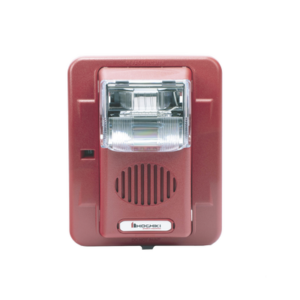 Sirena/estrobo, color rojo, 12 Vcc