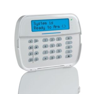 DSC HS2LCDPN - Teclado Cableado LCD Alfanumérico con Lector de Proximidad de 32 caracteres admite 128 zonas compatible con NEO