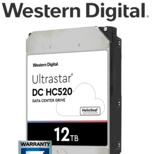 WESTERN HUH721212ALE604 - Disco duro de 12 TB / Serie ULTRASTAR / Recomendado para servidores / Videovigilancia / Sin limite de bahias / 7200RPM / SATA 3 / 6GBS / 256MB