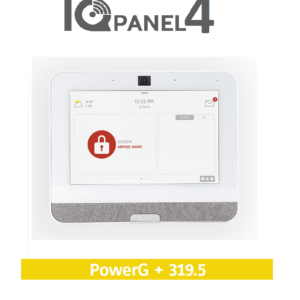 QOLSYS IQP4004 - Sistema de Alarma IQPanel4 Autocontenido , con Pantalla Tactil de 7", Power G 915 Mhz + Qolsys S-Line 319.5 Mhz. Con 4 Bocinas integradas (4W). Para la plataforma Alarm.com