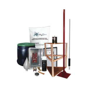 Kit Pararrayo con Accesorios para Protección de Diámetro de 200m.