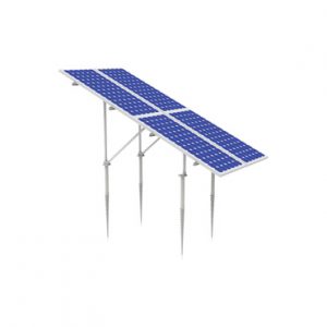 Kit montaje en tierra con tornillo 4 módulos fotovoltáicos EPCOM POWER LINE EPL-GM02-2X2