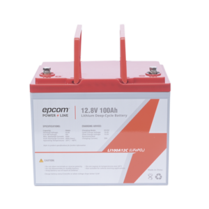Batería de Litio Ciclo Profundo 12.8 Vcc 100Ah (LiFePO4) Máximo 100 A de Descarga