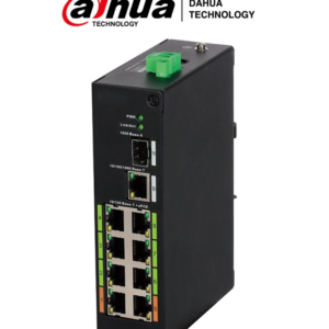 DAHUA LR2110-8ET-120 - Switch ePoE 8 Puertos/ Hasta 800 Mts con Cámaras ePoE/ 120 Watts/ Switching 8.8G/ IEEE802.3af/ IEEE802.3at/ Hi-PoE