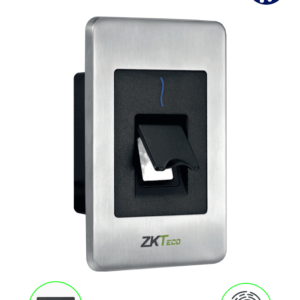 ZKTECO FR1500S - Lector Esclavo De Huella SILK ID Tarjetas ID 125 Khz / IP65 / RS485 y Led Indicador de Estado / Compatible con Paneles InBio