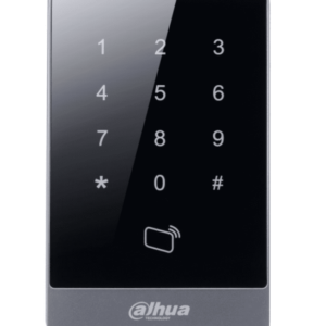 DAHUA ASR1101A - Lectora de Tarjetas MiFare con Teclado Touch/ para Password/ Conexión RS-485 y Wiegand/ Leds Rojo y Verde/ Fondo de Luz Azul/