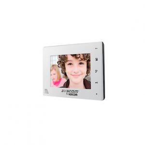 Monitor adicional de 7” para TV portero análogo KOCOM KCV-D372-MW