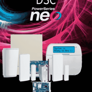 DSC NEO-RF-LCD-3G SB Paquete NEO 32 Zonas /Comunicador Dual TL2803GE/Panel HS2032/Teclado RF LCD HS2LCDRF9N/2 Contactos PG9303/1 PIR Inalámbrico PG9914/Transformador/Gabinete GMX003. Sin Batería #LosPrincipales #PLANDEBENEFICIOS