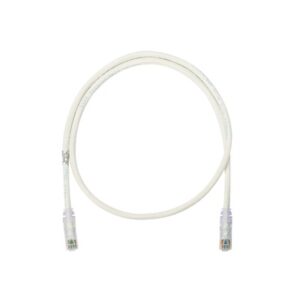 Cable de parcheo UTP Categoría 6, con plug modular en cada extremo - 1.5 m. - Blanco Mate