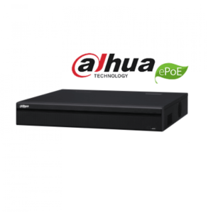 DAHUA NVR5416P-4KS2E - NVR 16 Canales 4K/ H265+/ Rendimiento 320 Mbps/ 8 Puertos con Tecnologia ePoE hasta 800M/ 16 PoE/ 2 HDMI/ POS/ 4 Puertos SATA/ Dewarping