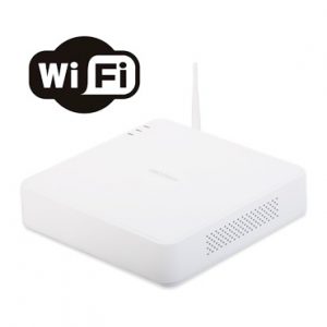 NVR de 4 canales serie slim con antena interconstruida con función de AP wireless
