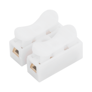 Conector tipo PUSH de 2 Contactos / Para una Conexión Rápida / Puentes de Cables