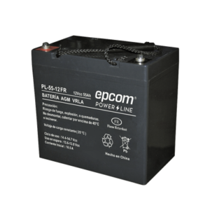 Batería de respaldo para equipo electronic / UL / 12V @ 55 Ah / Tecnología AGM-VRLA / Retardante a la flama / Uso en: Aplicaciones fotovoltaicas / Terminales tipo M6.