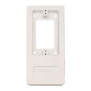 Caja de contactos color blanco de PVC auto extinguible, para canaletas PT48 (7100-01001)