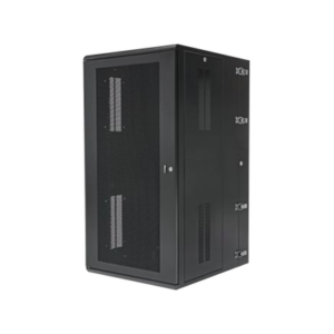 Gabinete PanZone de Montaje en Pared, de 19in, Puerta Ventilada, 26 UR, 635mm de Profundidad, Color Negro