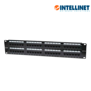 INTELLINET 560283 - Panel de Parcheo Cat6 48 puertos, UTP, 2UR
