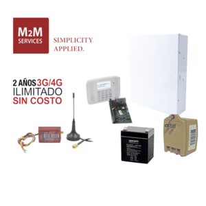 Panel de alarma para aplicaciones residenciales, negocios u oficinas.