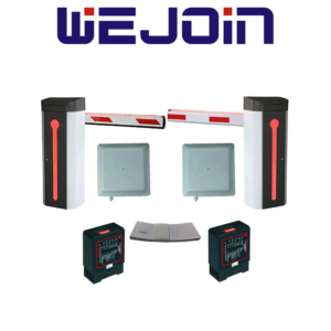 Wejoin WEJPAK6- Paquete para Control de Acceso Vehicular / 2 barreras Wejoin WJDZ120L34, WJDZ120R34/ 2 Lectoras Saxxon SAXR2656 / 2 sensores de masa Wejoin WJDG102 / 100 Tag de Papel adherible SAXXON THF02