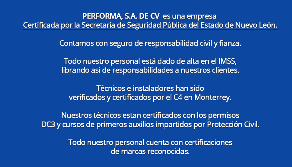Performa Empresa Certificada