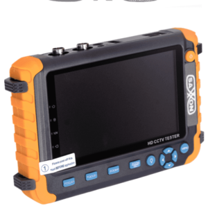 SAXXON TES08MC - Probador de Video con Pantalla de 5 Pulgadas/ Soporta cámaras 1MP/ 2MP/ 4MP/ 4K/ Soporta: HDCVI/TVI/AHD/ Salida de Energía de 12vdc a 1 Amper para Alimentar Camaras/ Entrada de Video HDMI/VGA/ Lampara de Led/ Control por Coaxial/