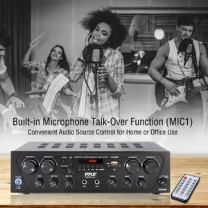 Pyle Karaoke receptor estéreo Bluetooth inalámbrico